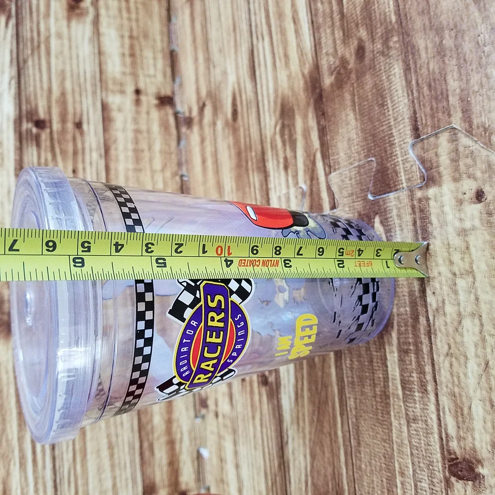 Disney Pixar Cars Plastic Drinkware Lot Piston Cup Trophy Tumblers 3pc Set
